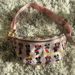 Stoney Clover Disney Mickey and Minnie Mouse Pink Fanny Pack